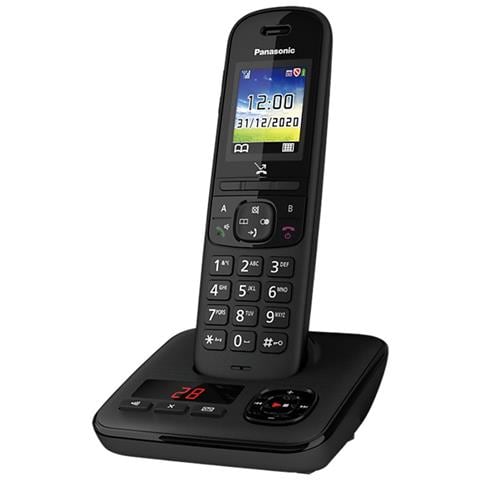 Kx-tgh720jtb Black Telefono Cordless Dect Vivavoce Segreteria Telefonica Display Colori - Foto 1