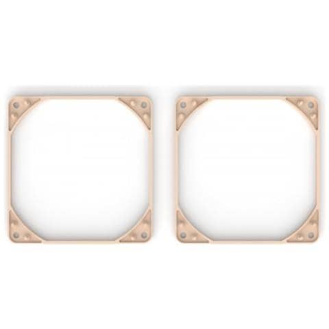 NA-IS1-12 Sx2 Kit da 2 Distanziatori per Ventola PC da 120 x 25 mm - Beige / Marrone - Foto 1