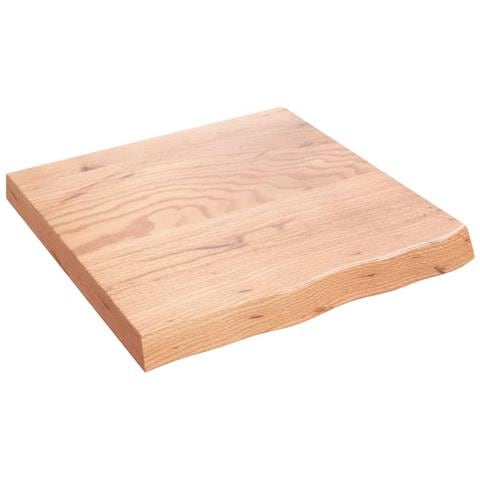 Piano Bagno Marrone 60x60x (2-6) cm Legno Massello Trattato - Foto 1