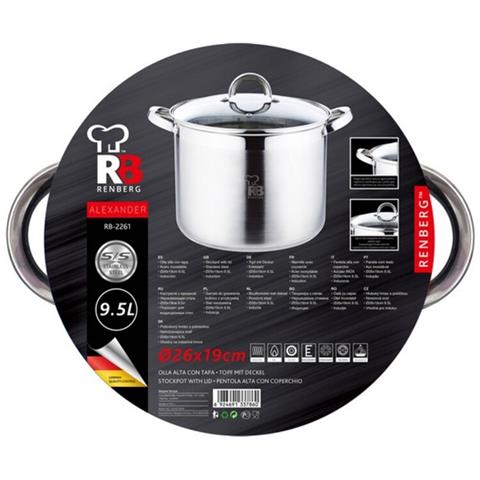 Pentola A Cottura Lenta Renberg Acciaio Inossidabile 12 L - Foto 6
