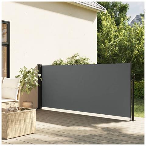 Tenda Da Sole Laterale Retrattile Antracite 120x600 Cm - Foto 1