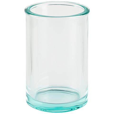 Set Di 5 Accessori Bagno Vetro Menta E Argento Amarga - Foto 2