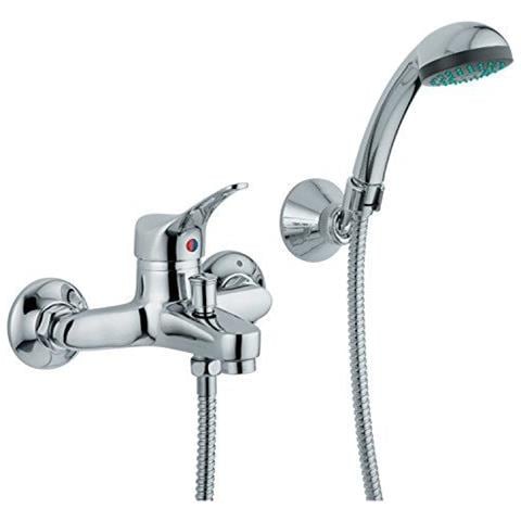 Sei Miscelatore Vasca Esterno Cromo Con Flessibile E Doccetta - Foto 1