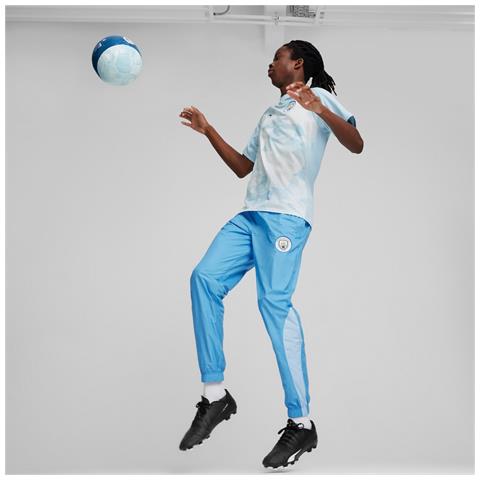 Mcfc Prematch Ss Jersey 77437001, Uomini, Blu, M - Foto 6