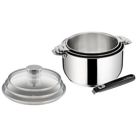 Serie Di 3 Pentole In Acciaio Inox 16/18/20cm - 138600007 - Foto 1