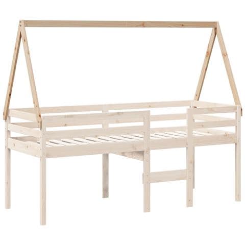 Tetto Per Letto Bambini 209x85,5x88 Cm Legno Massello Di Pino - Foto 3