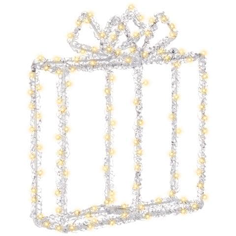 Decorazione Regalo Di Natale Led Bianco 25 Cm Kemi - Foto 2