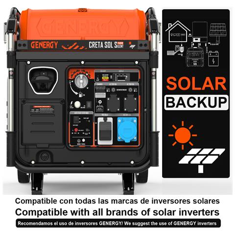 Generatore Inverter Insonorizzato Genergy Creta Sol 7500w - 230v (fotovoltaico, Inverter Compatibili Al 100%) Gruppi Elettrogeni - Foto 1