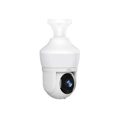 Telecamera di Sicurezza WiFi 3MP 2304x1296 Rotazione 355° Visione Notturna Bianco - Foto 2