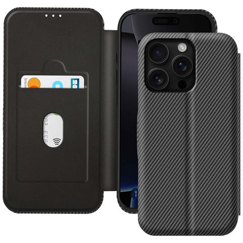 Custodia Per Iphone 16 Pro Max Portacarte Anti Rfid - Foto 1
