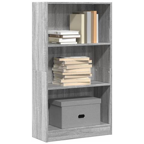 Libreria Grigio Sonoma 60x24x109 Cm In Truciolato - Foto 1