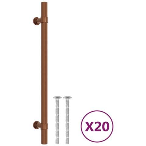 Maniglie Per Mobili 20 Pz Bronzo 192 Mm In Acciaio Inox - Foto 2