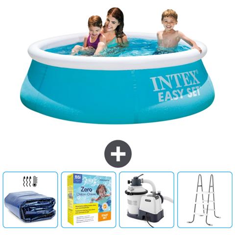 Piscina Fuori Terra - In Giro - 183x183x51 Cm - Blu - Include Accessori Coordinati Cb71 - Foto 1
