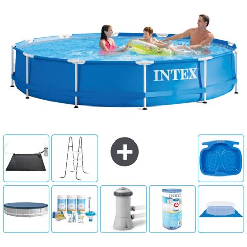 Piscina Fuori Terra - In Giro - 366x76 Cm - Blu - Include Accessori Coordinati A1591 - Foto 1