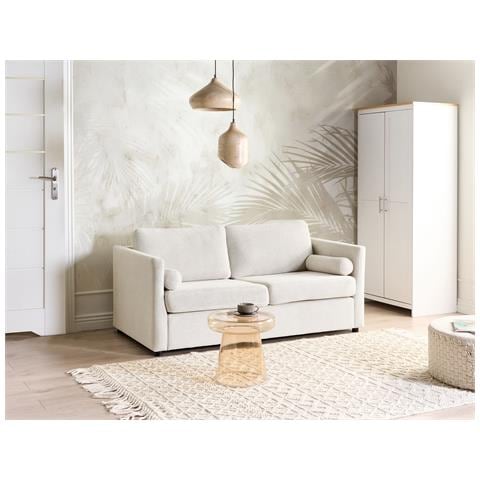 Divano Letto Inkoo Tessuto Bianco Sporco - Foto 1