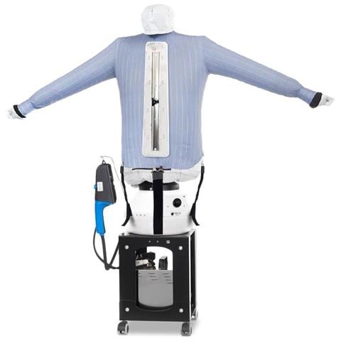 EOLO Stira Camicie SA19 S FULL INOX V6 Stirasciuga Automatico Asciugatrice Stiratore Spazzola Caldaia Generatore di Vapore Manichino Gonfiabile Professionale Made in Italy Garanzia 5 Anni Efficienza A++ - Foto 1