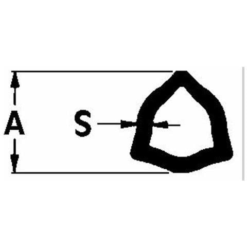 Tubo Cardanico Interno Triangolare Adattabile By-py Categoria 7 Lunghezza 1 Mt - Foto 2