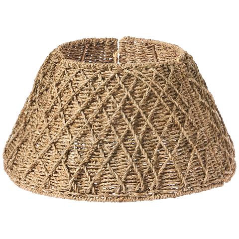 Copri Base Per Albero Di Natale Bougie Alghe Marine Naturale 43 Cm - Foto 2