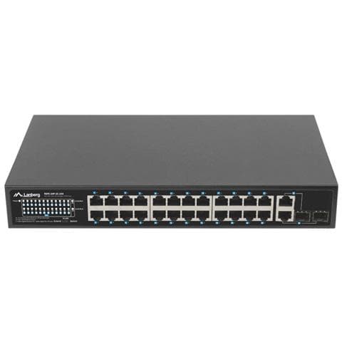 RSFE-24P-2C-250 switch di rete Non gestito Gigabit Ethernet (10/100/1000) Supporto Power over Ethernet (PoE) 1U Nero - Foto 1