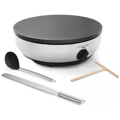 Crepiera In Ghisa Da 40 Cm, 3000 W, Acciaio Inossidabile - 209003 - Foto 2