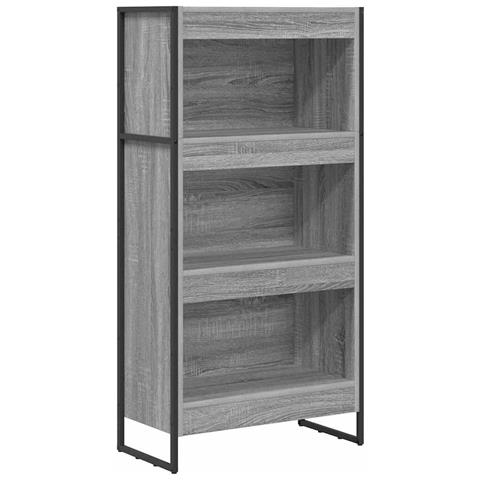 Armadio per Libri Grigio Sonoma 80 x 30 x 155 cm - Foto 1
