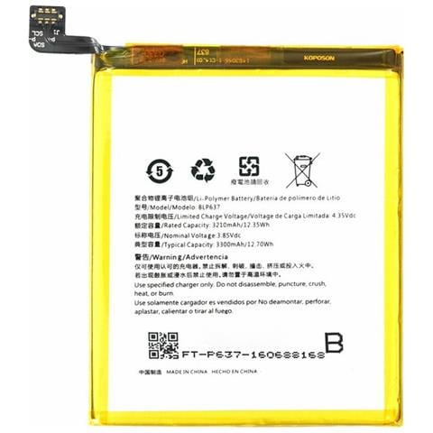 Oem Batteria Testata Ricambio Pari Originale Blp637 Per Oneplus 5 - 5t - Foto 1