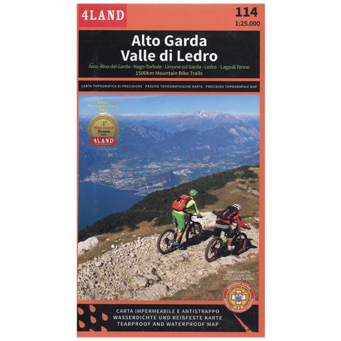 Alto Garda. Valle di Letro. Carta topografica di precisione 1:25.000 n. 114 - Foto 1
