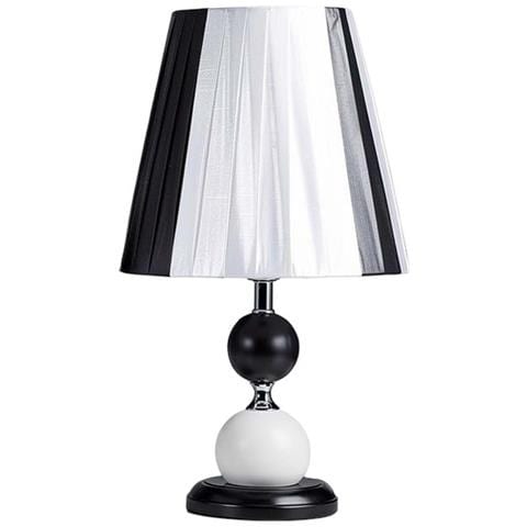 Lampada Da Tavolo Led Con Attacco E27, Dimmer E Paralume In Tessuto - Foto 1