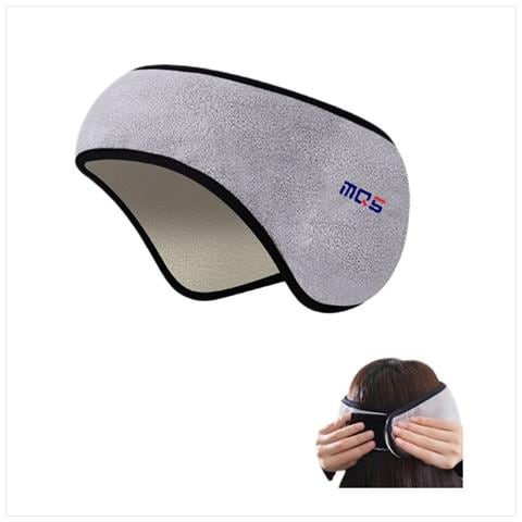 Mascherina Regolabile Con Velcro E Paraorecchie - Antirumore E Oscurante Gray - Foto 2