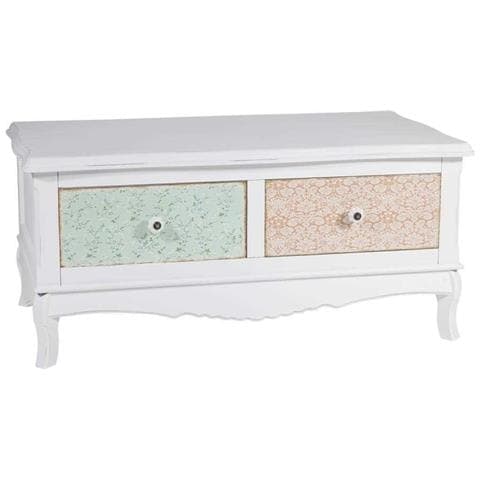 Mobile Basso In Legno Laccato Bianco 92x52x41h - Foto 1