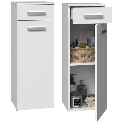 NEL V DS BIEL armadietto di conservazione per bagno Bianco - Foto 1