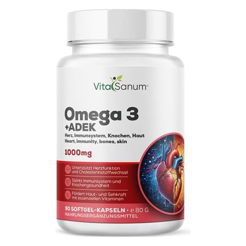 Omega 3 + ADEK 1000 mg 90 Capsule Integratore alimentare - Foto 2