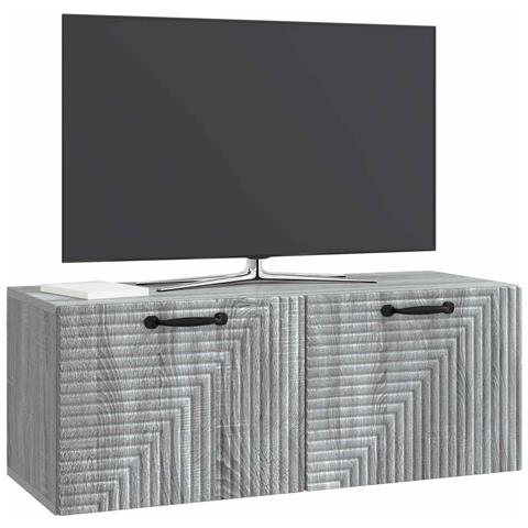 Mobile Porta TV da Muro Grigio Sonoma 78,5 x 31 x 30 cm - Foto 2