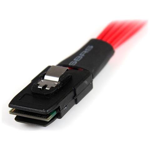 Cavo SAS Serial Attached SCSI 50 cm - SFF-8087 a 4 Latching SATA - Foto 2