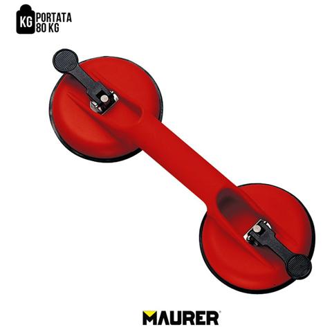 Ventosa doppia per sollevamento portata max Kg 80 diametro 115 mm - Foto 2