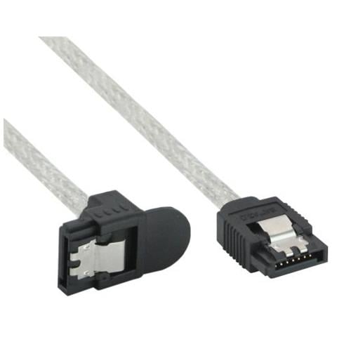 Cavo di Connessione con Sicurezza SATA III Transparente M / M 0.3 m 27303X - Foto 1