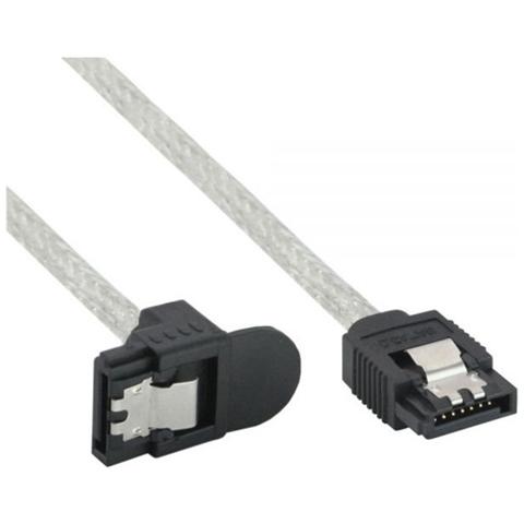 Cavo di Connessione con Sicurezza SATA III Transparente M / M 0.3 m 27303X - Foto 2