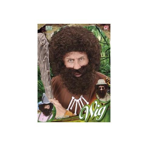 PARRUCCA E BARBA RICCE CARATTERIALI cast - Foto 1