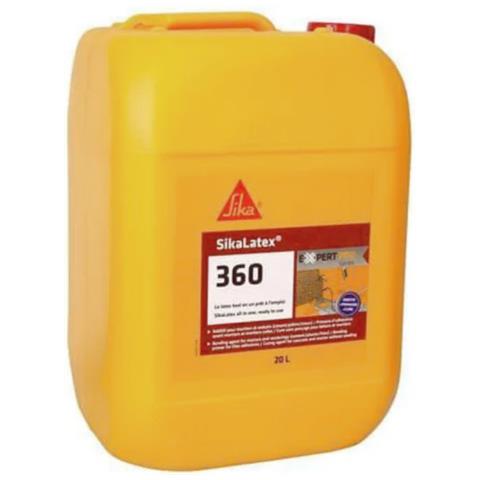 Additivo Per Malte E Calcestruzzi Tutto In Uno Pronto All'uso - Sika Sikalatex 360 - Bianco - 20l - Foto 4