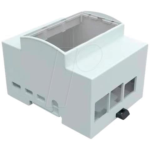 Raspberry Pi4b Din Rail Housing - Gray Plastic - Foto 1