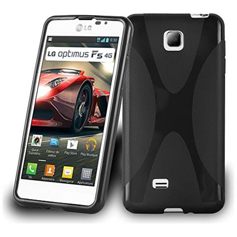 Custodia Compatibile Con Lg Optimus F5 / Lucid 2 In Nero Ossido - Coperchio Protettivo In Silicone Tpu Flessibile - Foto 1