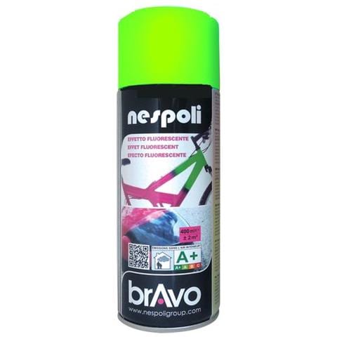 Smalto Spray Acrilico Rapida Essicazione Verde Effetto Fluorescente 400 Ml Bravo - Foto 1