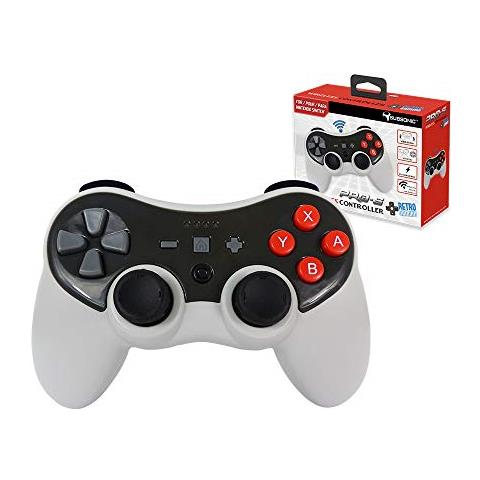 Bluetooth Wireless Gamepad Controller Pro-s E Con Vibrazione Giroscopio - Joystick Interruttore Accessorio Per Nintendo - Retro Anni '80 Grigio E Nero - - Nintendo Interruttore - Foto 2