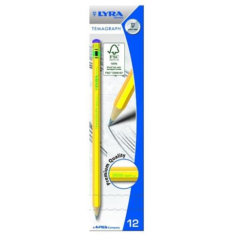 Matita Lyra Temagraph Mina 3B - Scatola Da 12 Pezzi - Foto 1