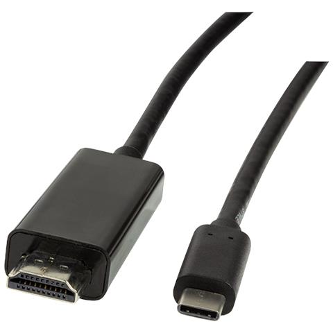 Cavo Usb Type-c C/m A Hdmi-a/m 4k/60 Hz Nero 3m Logilink Ua0330 - Foto 2