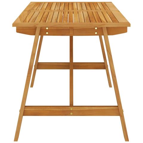 Set Mobili Da Pranzo Per Giardino 5 Pz Marrone - Foto 10