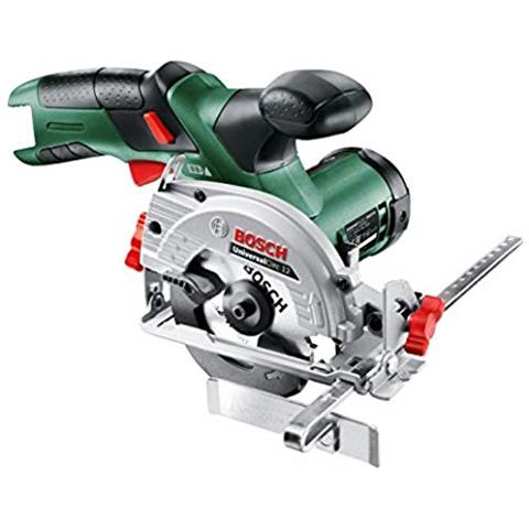 UniversalCirc 12 1400Giri / min 12V Ioni di Litio Nero, Verde sega circolare cordless - Foto 1