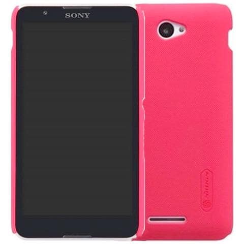 Custodia Frosted Shell Posteriore Rigida Antiscivolo Sony Xperia E4 Red - Foto 3