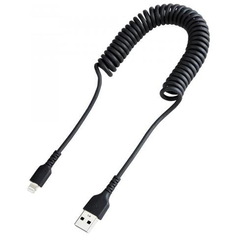 Usb To Lightning Cable - 1m (3.3ft) Coiled Cable Black - Foto 3