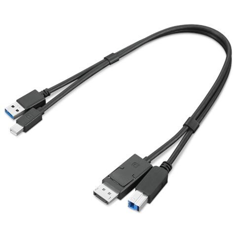 4X91D11453 cavo USB 0,43 m USB 3.2 Gen 1 (3.1 Gen 1) USB A USB B Nero - Foto 1